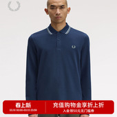 polo衫 多色长袖 2025冬季 新款 纯色上衣 FRED 简约基础款 PERRY男装