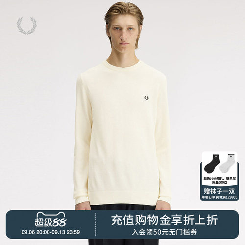 FREDPERRY圆领针织上衣简约基础