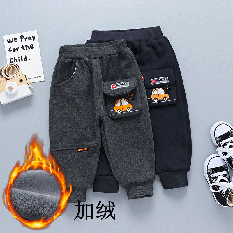 秋冬款外穿婴儿加厚长裤