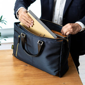 日本SANWA托特电脑包13.3寸女商务笔记本包日本制原装 进口男上班通勤手提包单肩立体有型ins大容量轻奢哑光