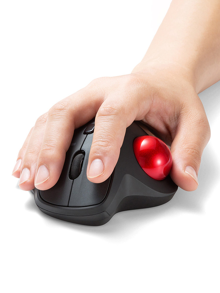 일본 산와 인체공학적 트랙볼 마우스 유선|무선 마우스|블루투스 아트 디자인 CAD 도면