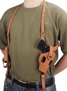 户外战术腋下隐藏枪套式背带特工隐形格洛克吃鸡游戏道具快拔枪套