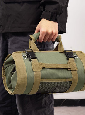 美式新型电工专用工具包卷筒五金工具收纳包式多功能便携维修包