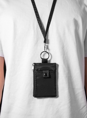 2025新款防盗刷零钱包男款防消磁小卡包超薄屏蔽RFID挂脖卡套女