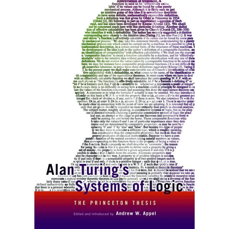 预售 Alan Turing s Systems of Logic阿兰·图灵的逻辑系统：普林斯顿论文