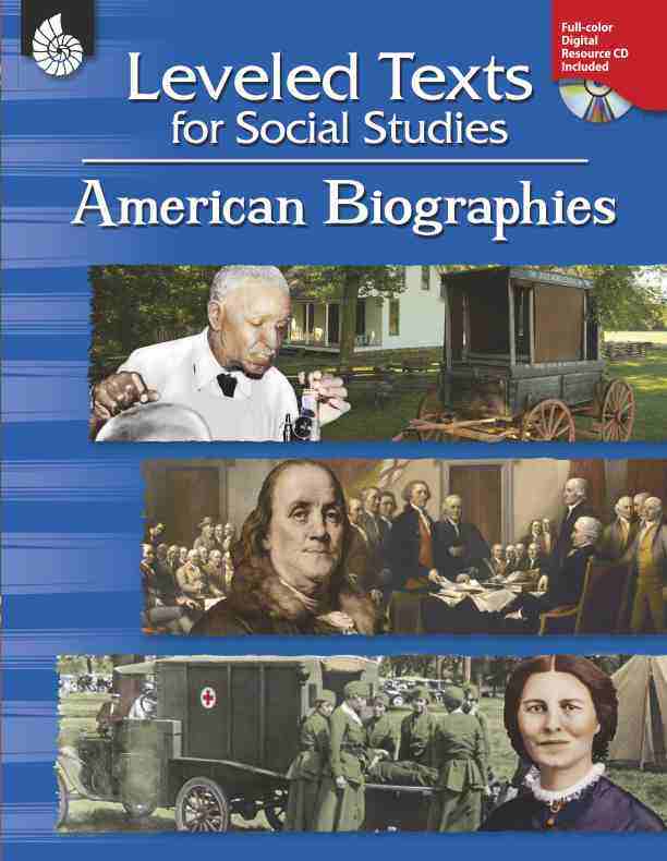 按需印刷leveled texts for social studies: american biographies