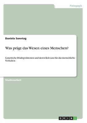 预售 按需印刷Was pr?gt das Wesen eines Menschen?德语ger