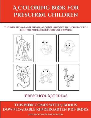 预售 按需印刷 Preschool Art Ideas (A Coloring book for Preschool Children)