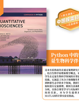 普林斯顿预售 Quantitative Biosciences Companion in PythonPython中的定量生命科学伴侣：跨越细胞、生物体和种群的动力学