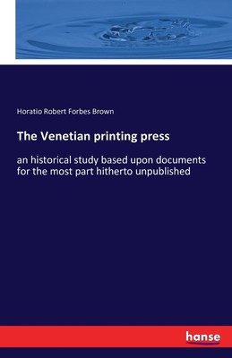 预售 按需印刷 The Venetian printing press