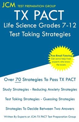 预售 按需印刷 TX PACT Life Science Grades 7-12 - Test Taking Strategies