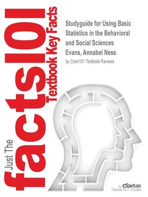 【预售 按需印刷】Studyguide for Using Basic Statistics in the Behavioral and Social Sciences by Evans  Annabel Ness