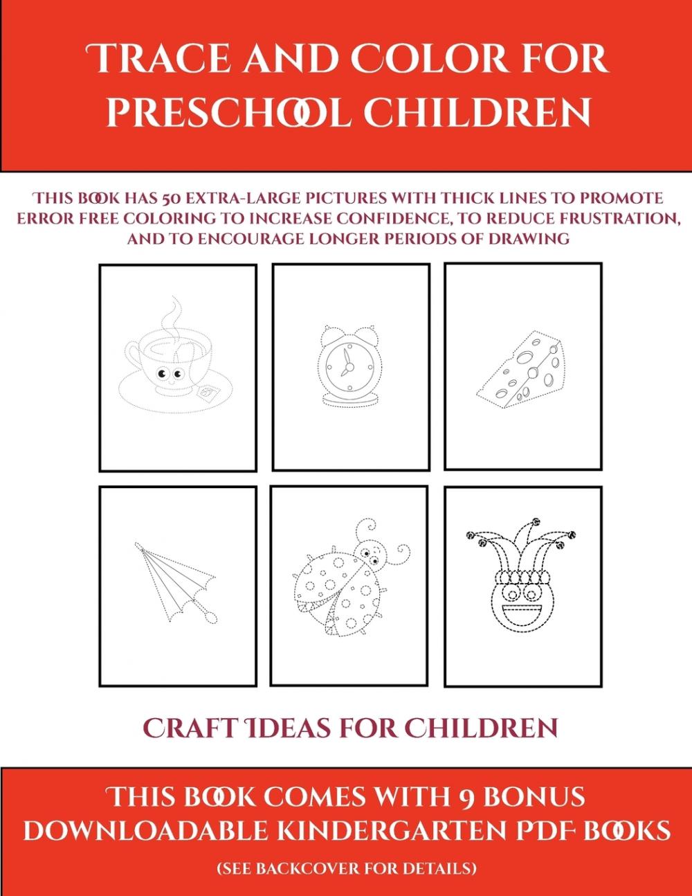 【预售 按需印刷】Craft Ideas for Children (Trace and Color for preschool children) 书籍/杂志/报纸 原版其它 原图主图