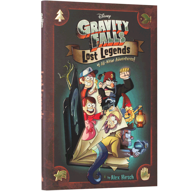 怪诞小镇：失落的传说 英文原版 Gravity Falls Lost Legends 4 All-New Adventures! 精装 Alex Hirsch 迪士尼漫画 Dis 中图