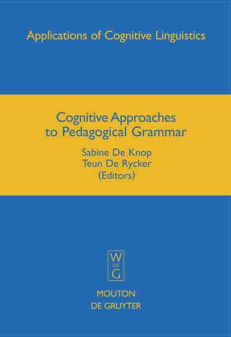 预售 按需印刷 cognitive approaches to pedagogical grammar