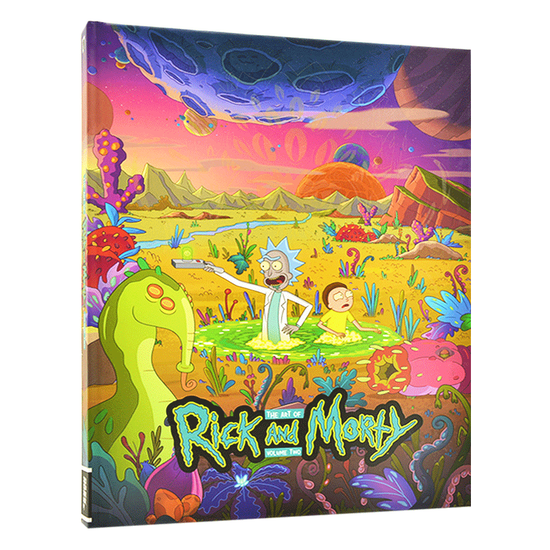 瑞克和莫蒂动画设定集2 英文原版 The Art of Rick and Morty Volume 科幻成人动画精装艺术画册 3-4季 高分神作 封面荧 中图