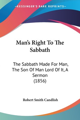 【预售 按需印刷】Man s Right To The Sabbath