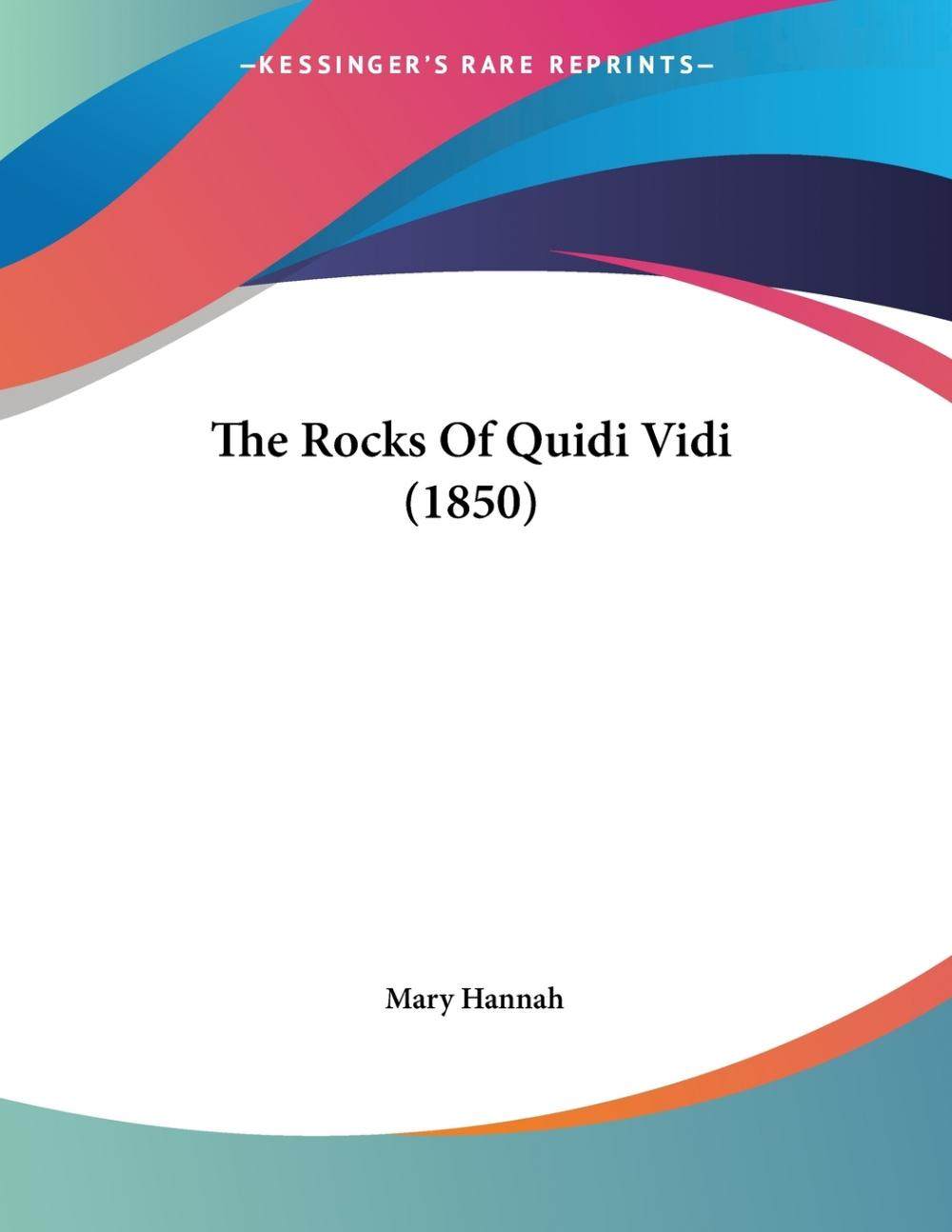 【预售按需印刷】the rocks of quidi vidi (1850)