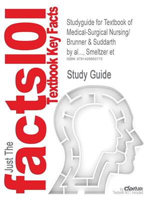 【预售按需印刷】Studyguide for Textbook of Medical-Surgical Nursing/ Brunner & Suddarth by Smeltzer  Suzanne C  ISBN