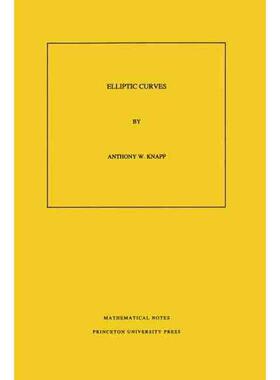 普林斯顿预售 Elliptic Curves椭圆曲线。 （MN-40），第40卷
