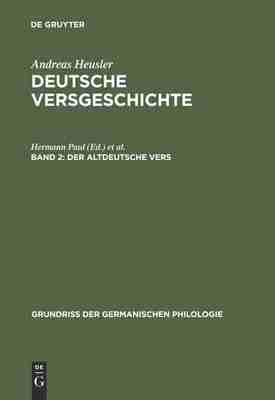 预售 按需印刷 Der altdeutsche Vers