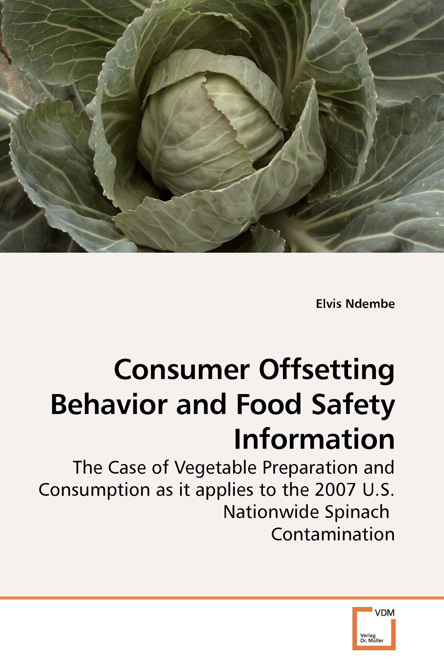 【预售 按需印刷】consumer offsetting behavior and food safety