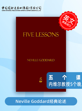 现货 预售 Five Lessons 五个课程 Neville Goddard 英文原版  预售 [9781603865357]