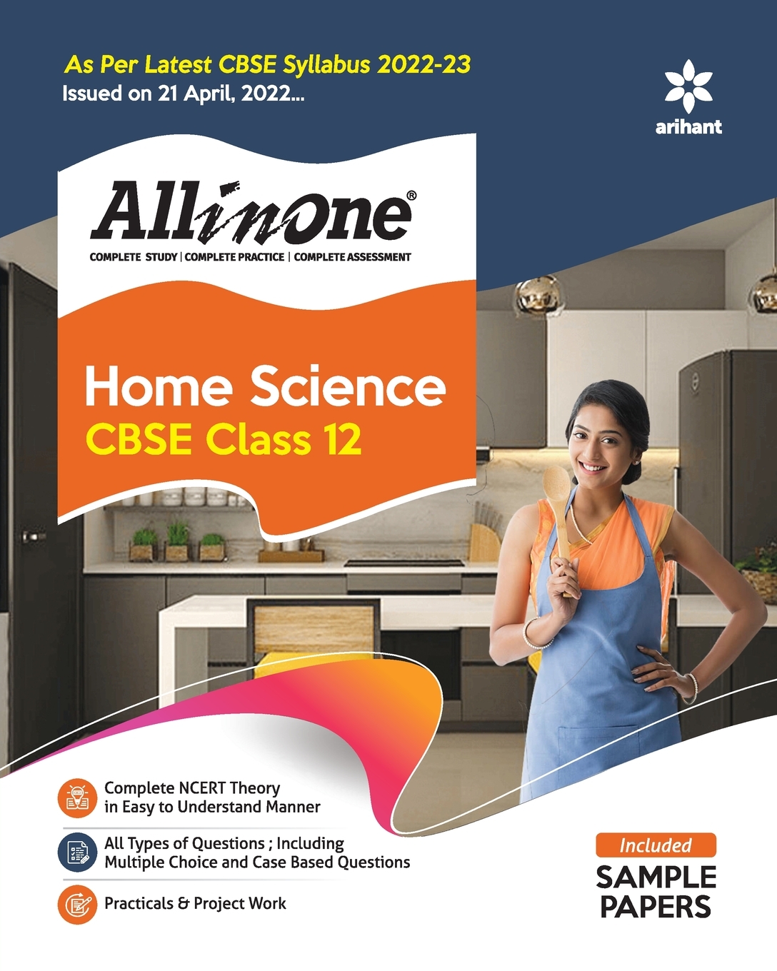 预售 按需印刷 CBSE All In One Home Science Class 12 2022-23 Edition (As per latest CBSE Syllabus issued on 21 Apri 书籍/杂志/报纸 进口教材/考试类/工具书类原版书 原图主图