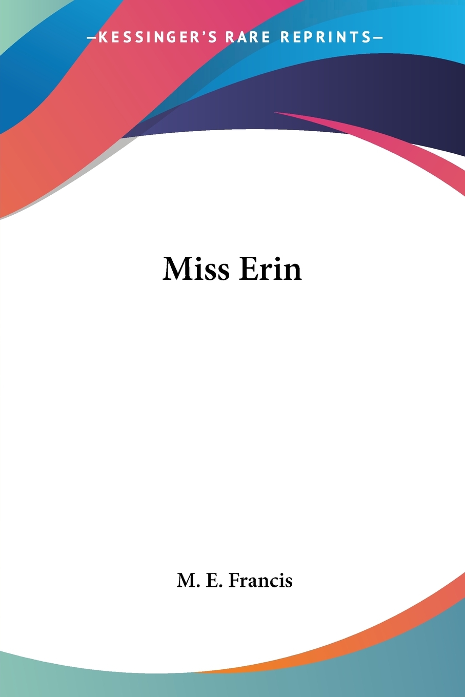 【预售按需印刷】Miss Erin