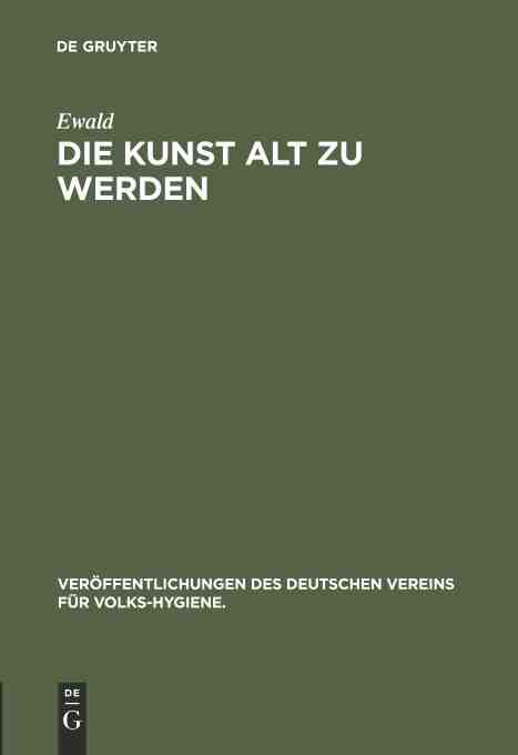 预售按需印刷 Die Kunst alt zu werden