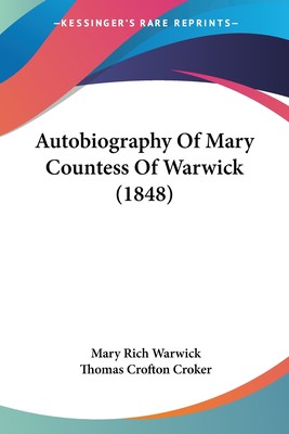 【预售 按需印刷】Autobiography Of Mary Countess Of Warwick (1848)