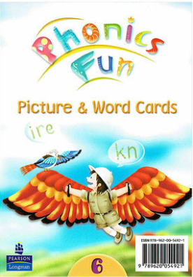 英文原版Phonics Fun : Word and Picture Cards 6香港朗文少儿英语自然拼读 教师单词卡片 Longman Asia Ltd ,Hong Kon 中图