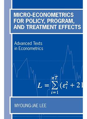 【预售 按需印刷】Micro-Econometrics for Policy  Program  and Treatment Effects