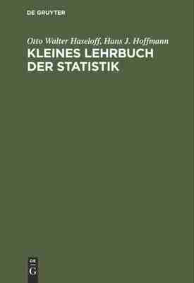 预售 按需印刷 Kleines Lehrbuch der Statistik