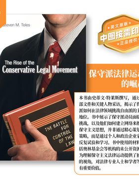 普林斯顿预售 保守派法律运动的崛起 The Rise of the Conservative Legal Movement 英文原版   [9780691146256]