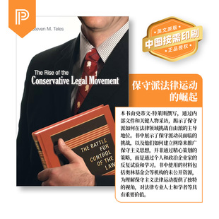 Conservative 保守派法律运动 普林斯顿预售 Legal 9780691146256 The 英文原版 崛起 Rise Movement the