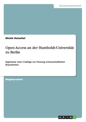 预售 按需印刷Open Access an der Humboldt-Universit?t zu Berlin德语ger