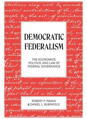 普林斯顿预售 Democratic Federalism民主联邦制：联邦政府的经济、政治和法律