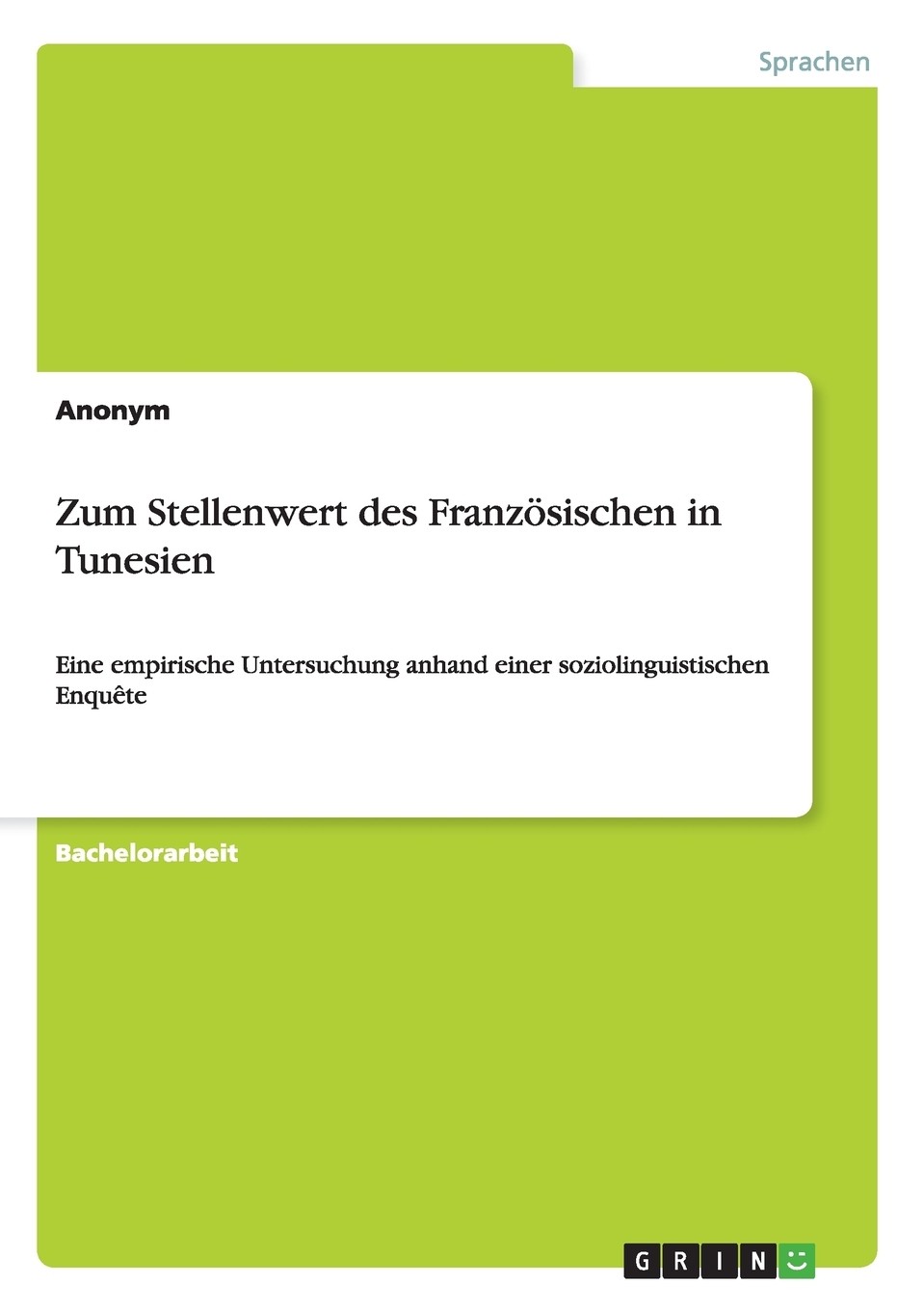预售 按需印刷zum stellenwert des franz?
