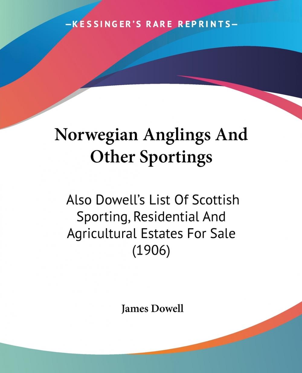 预售 按需印刷 Norwegian Anglings And Other Sportings 书籍/杂志/报纸 文学小说类原版书 原图主图