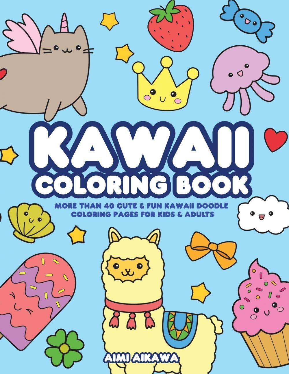 【预售 按需印刷】kawaii coloring book