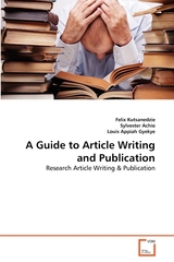 预售 按需印刷A Guide to Article Writing and Publication