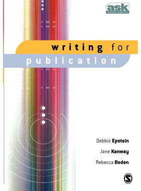 【预售 按需印刷】Writing for Publication