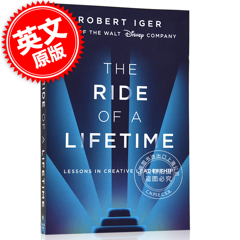 一生的旅程 2020比尔盖茨书单The Ride of a Lifetime英版英文原版罗伯特艾格自传 Robert Iger15年迪士尼公司CEO的经验 中图 书籍/杂志/报纸 经济管理类原版书 原图主图