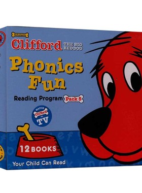 Clifford's Phonics Fun Box Set #5 (w/CD) 大红狗自然拼读法系列套装5(含CD)