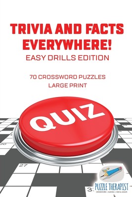 预售 按需印刷 Trivia and Facts Everywhere! | 70 Crossword Puzzles Large Print | Easy Drills Edition