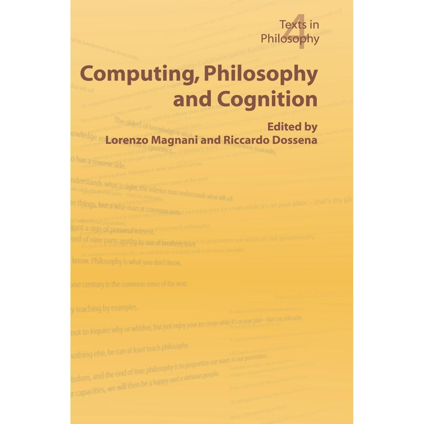 预售 按需印刷 Computing  Philosophy and Cognition