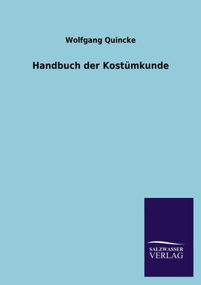 预售 按需印刷 Handbuch Der Kostumkunde德语ger