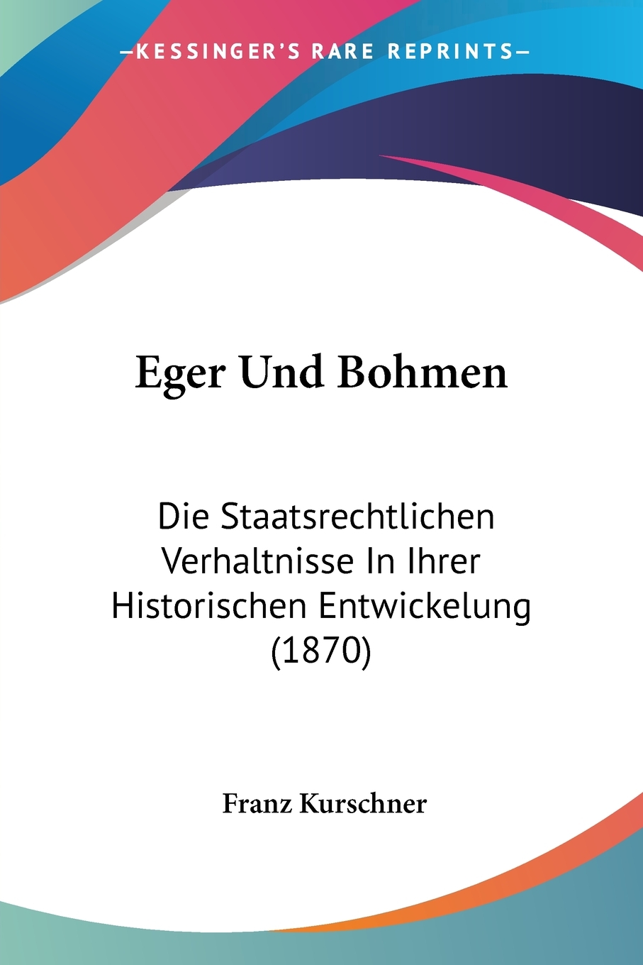 预售 按需印刷 Eger Und Bohmen德语ger