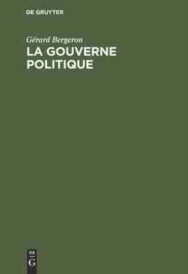 预售 按需印刷 La gouverne politique